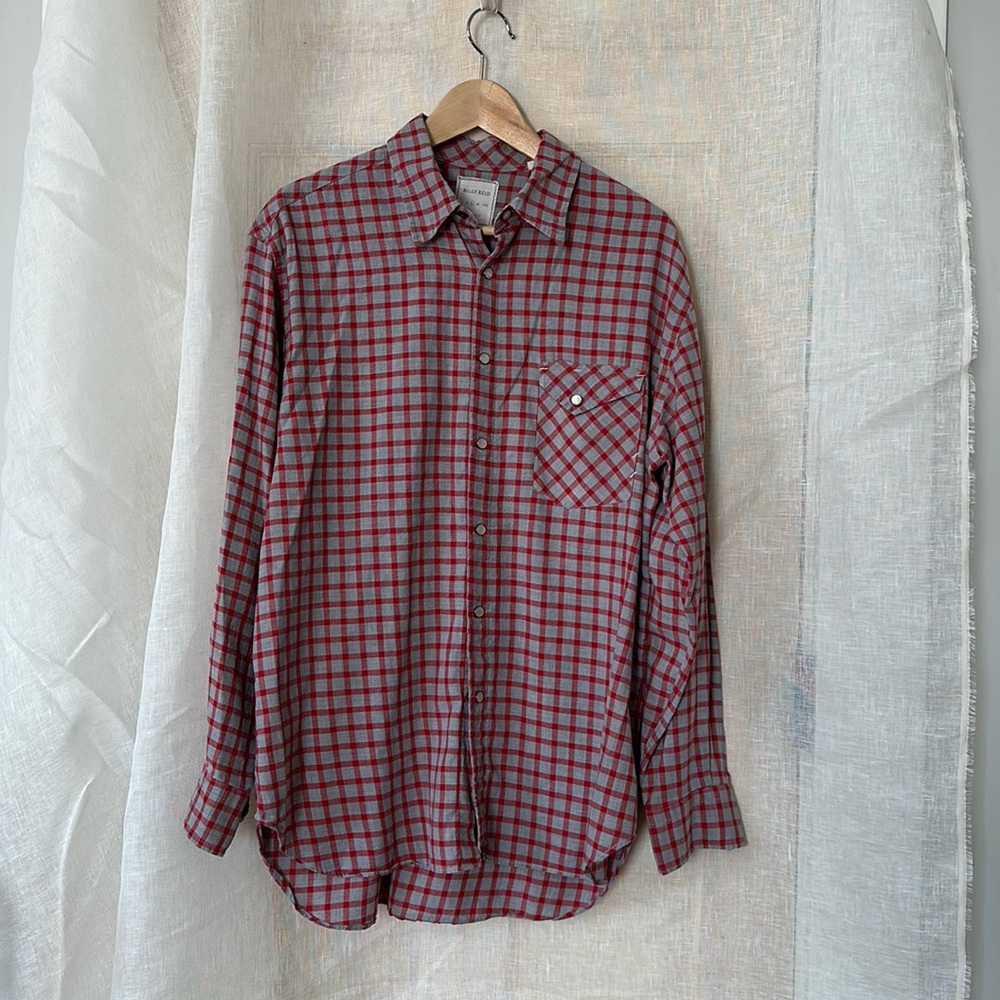 Billy Reid plaid shirt